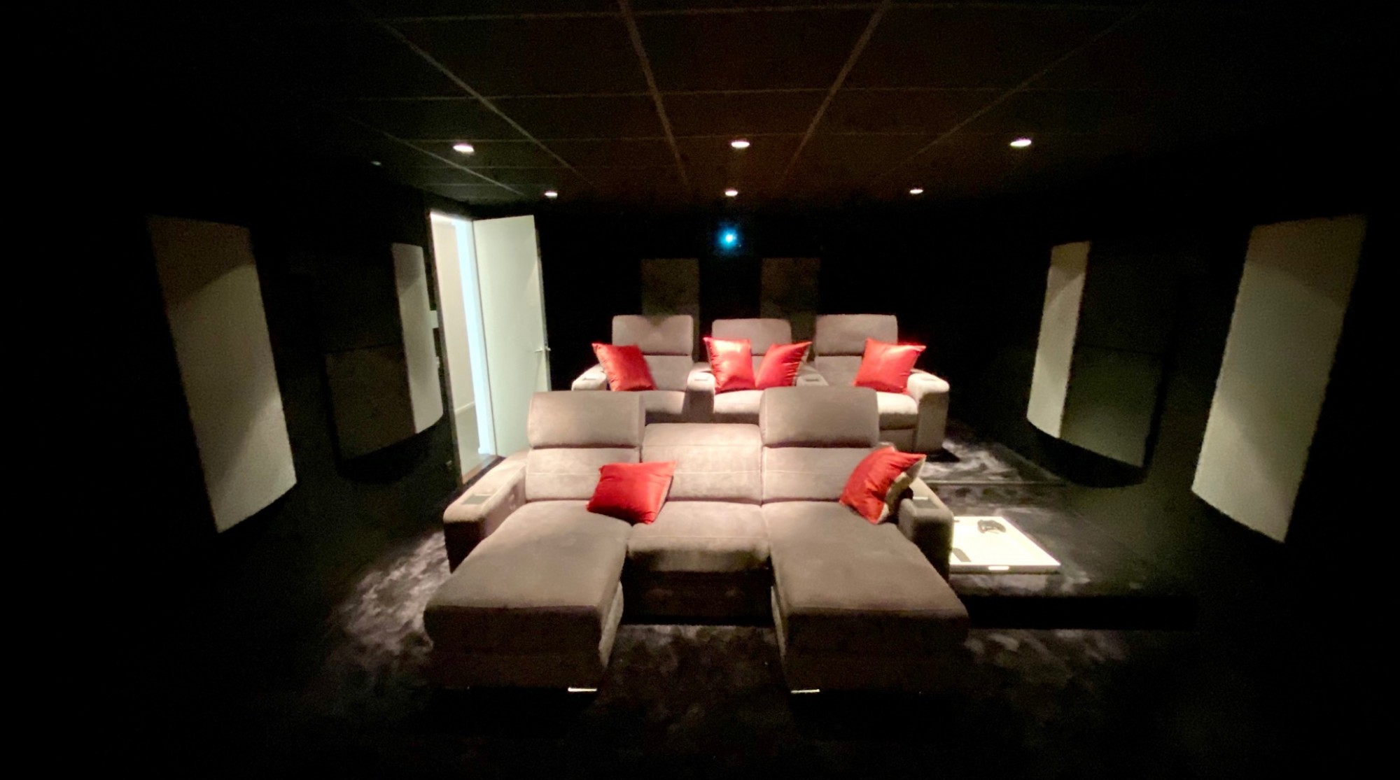 salle de home cinema à domicile à la destrousse prés de Aubagne