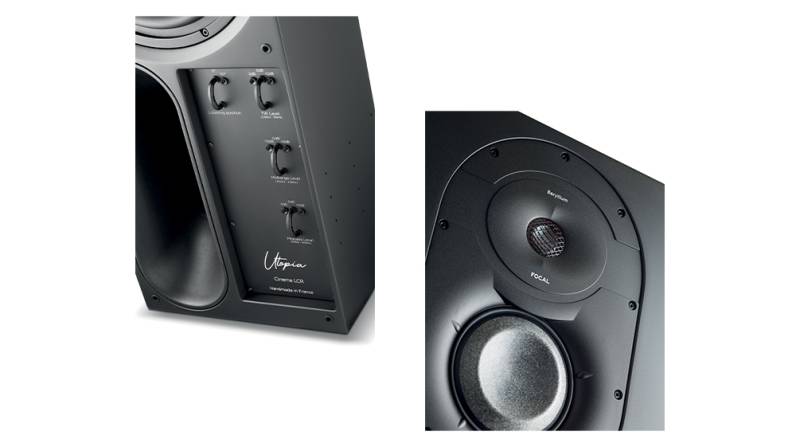 Enceinte frontale Focal Utopia Cinema pour installation home cinema Provence à Gemenos