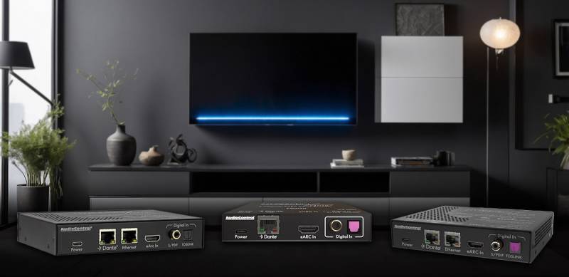 AudioControl Hyperion AXIS : les processeurs eARC-to-Dante Roquevaire