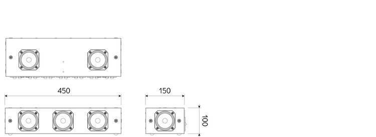 dimensions de la barre de son Atmos artcoustic atib avec 7 haut parleurs