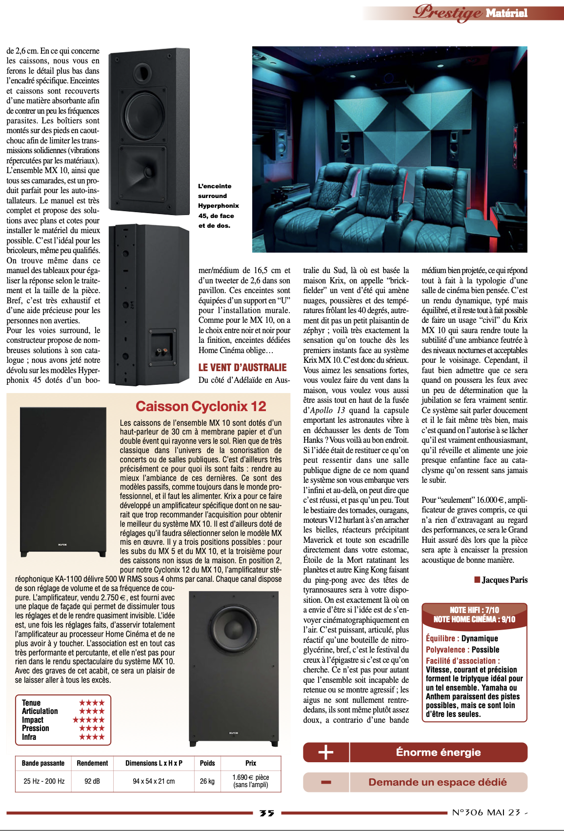 Krix est dans la presse spécialisée !