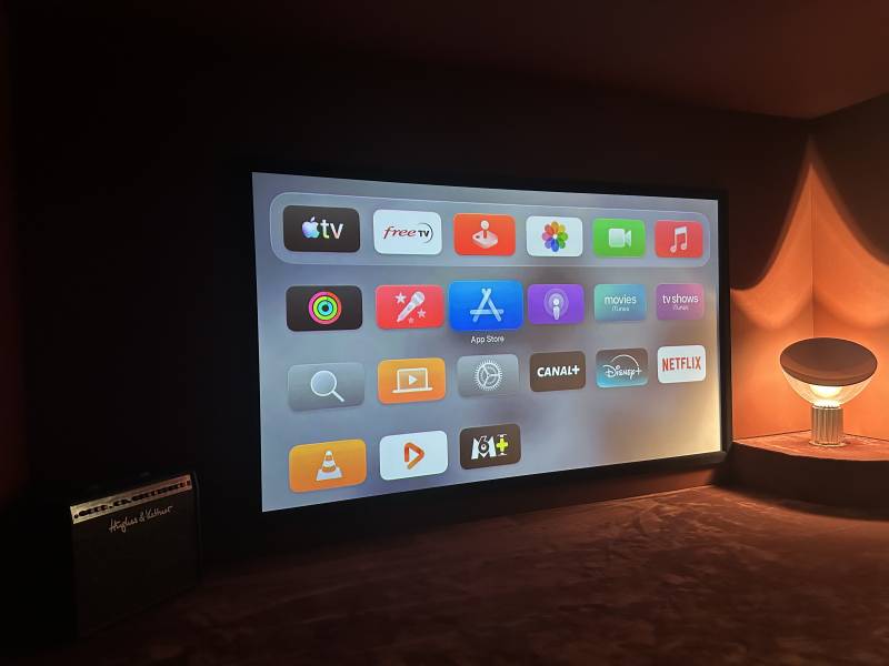 Création salle de cinema privé Screen Excellence Sony au Tholonet