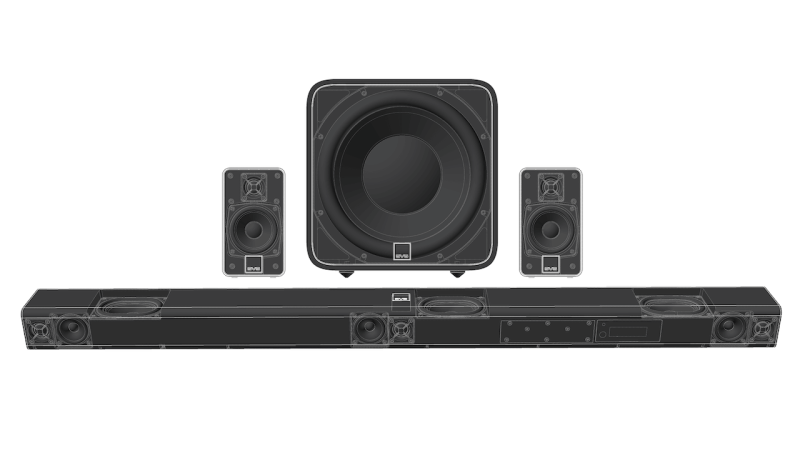 Barre de son SVS R|Evolution Dolby Atmos 