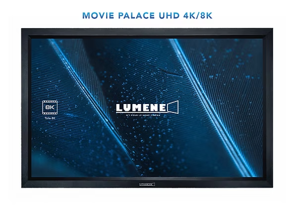 Ecran de projection 8K Lumene pour installation home cinema marseille