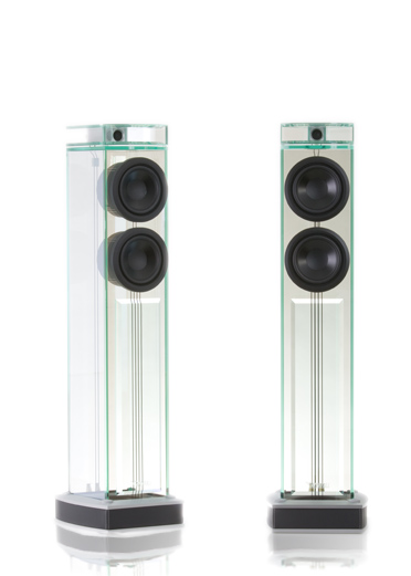 Enceinte en verre Waterfall Audio à Marseille