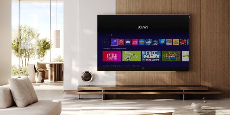 Home cinema TV LOEWE villa Provence