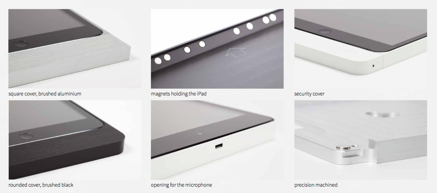 support pour iPad de marque basalte