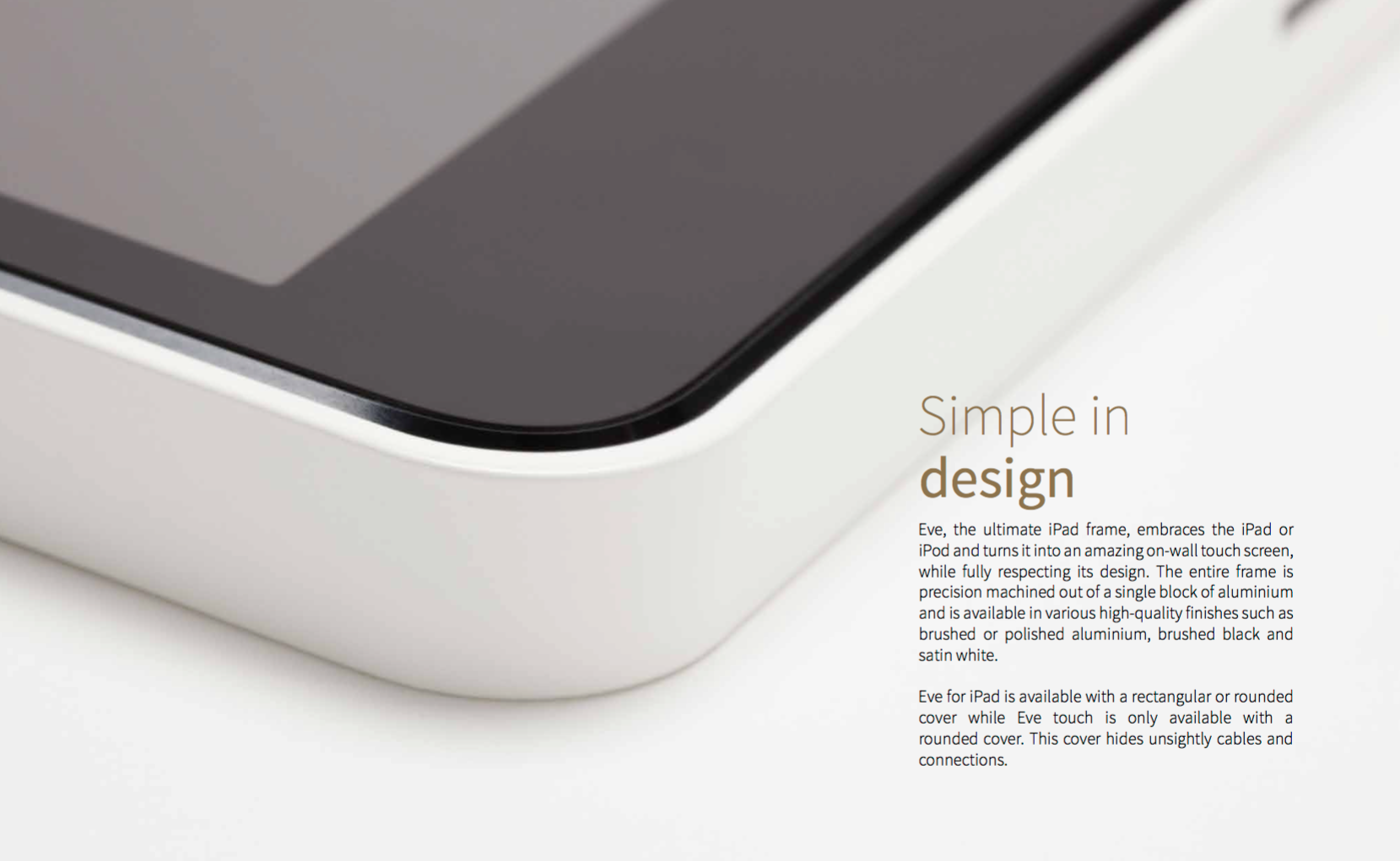 Basalte eve frame pour ipad4