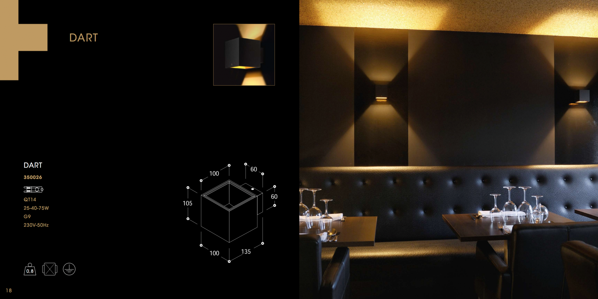 TAL Dart Gold Black 350026