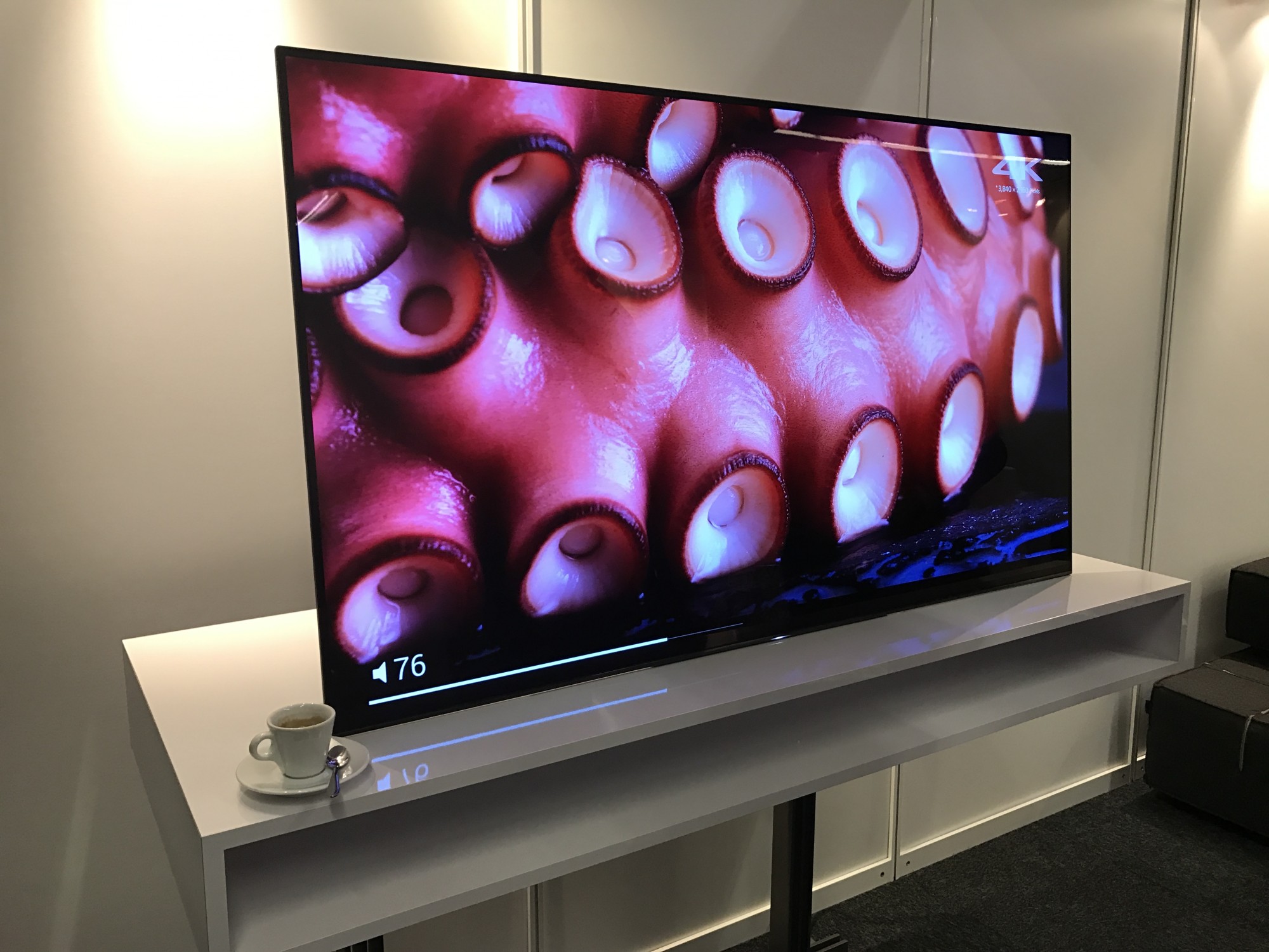 TV Sony OLED ISE 2017 amsterdam
