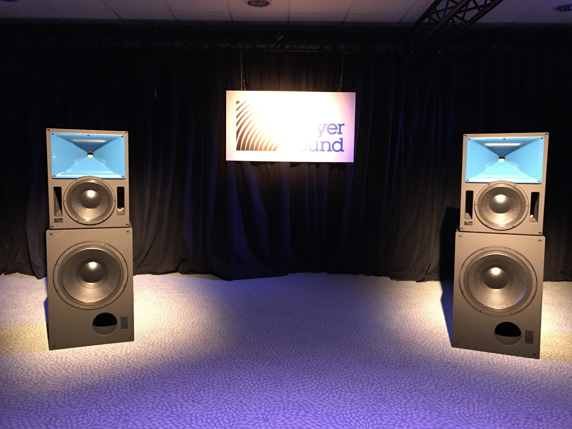 Blue horn Meyer Sound