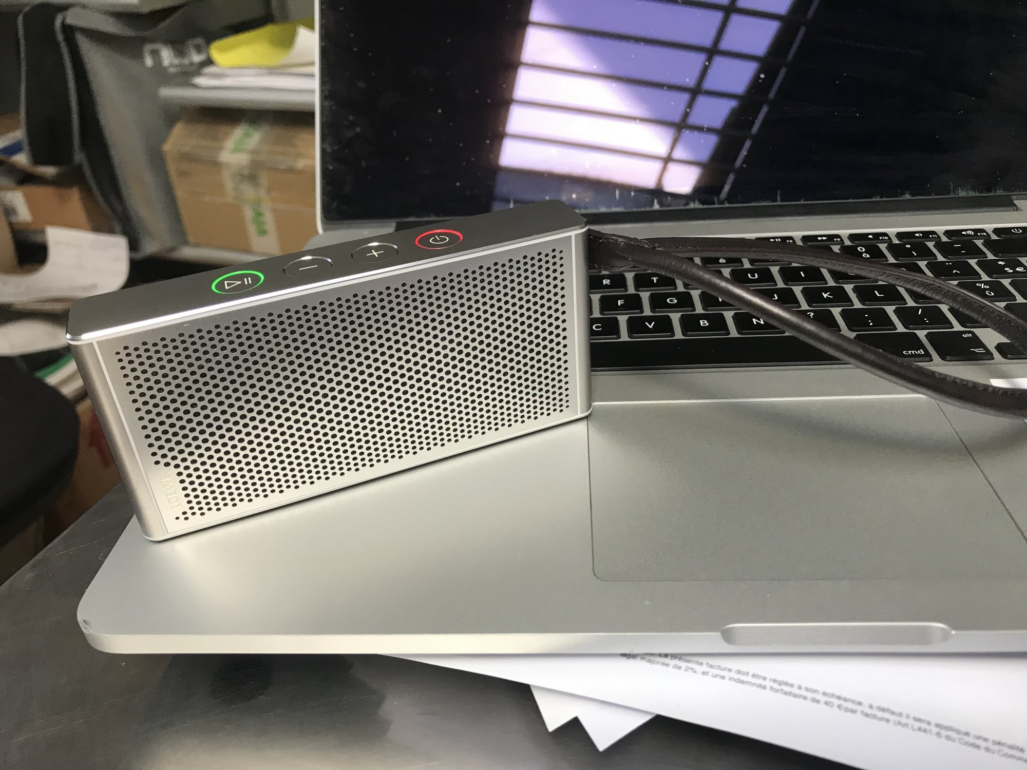 Loewe Klang M1 et Apple MacBook Pro a Marseille