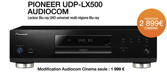 modification Audiocom Cinema seule : 2499€ sur LX-800 et 3899€ en Signature seule sur LX-800