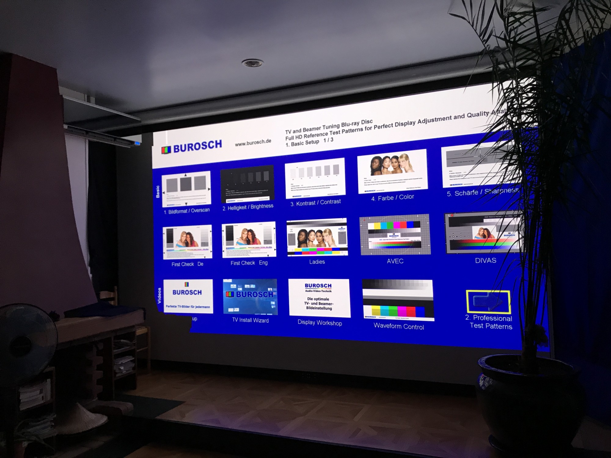 mires video sur Sony VPL-VW5000ES