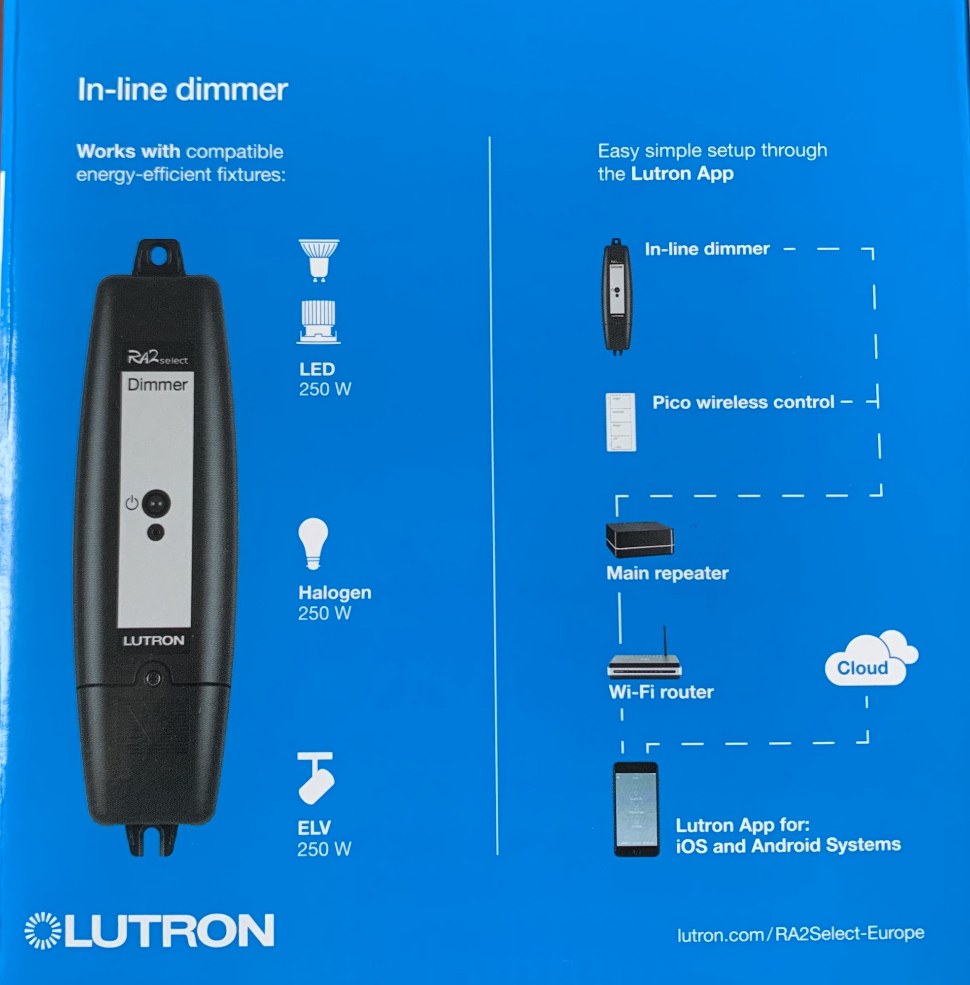 Lutron Ra2 Sélect disponible à Marseille et par internet