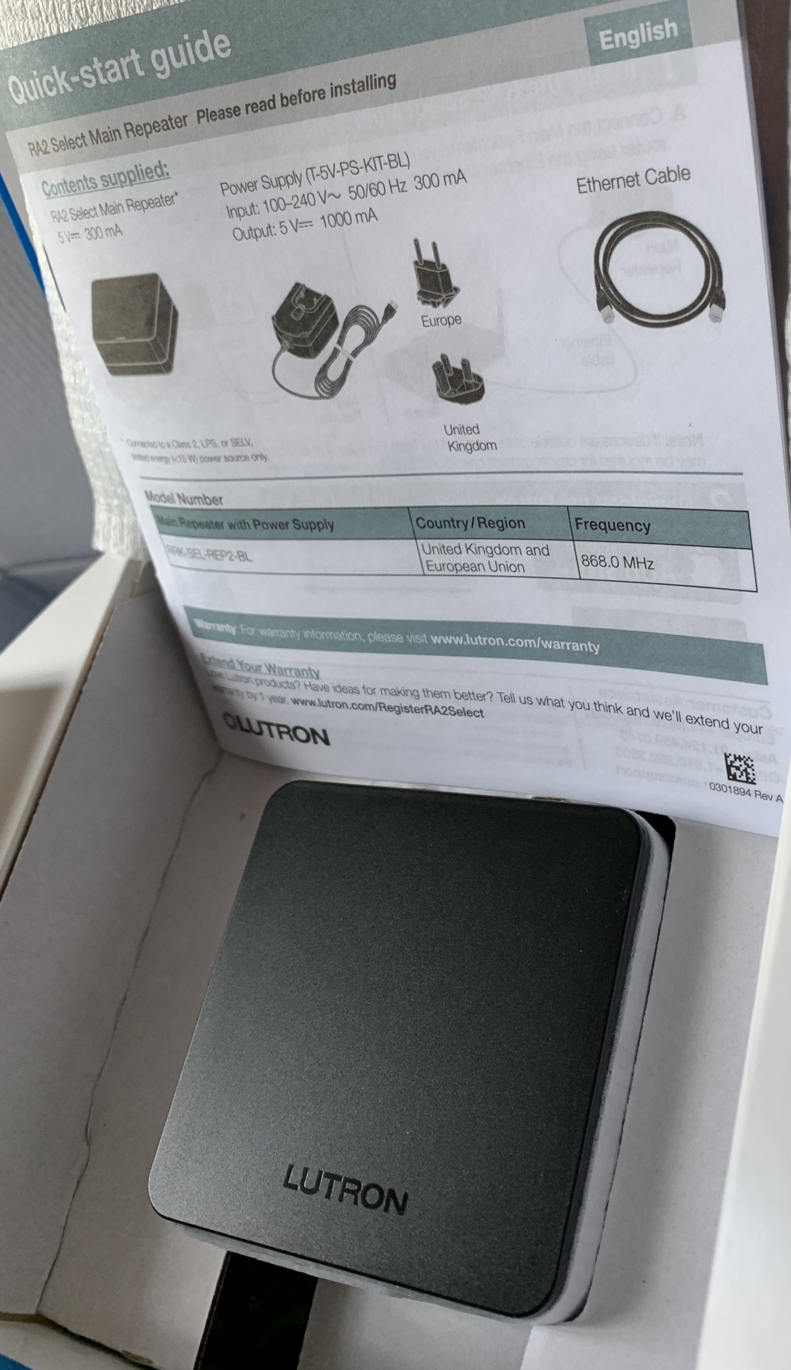 Lutron Ra2 Sélect disponible à Marseille et par internet