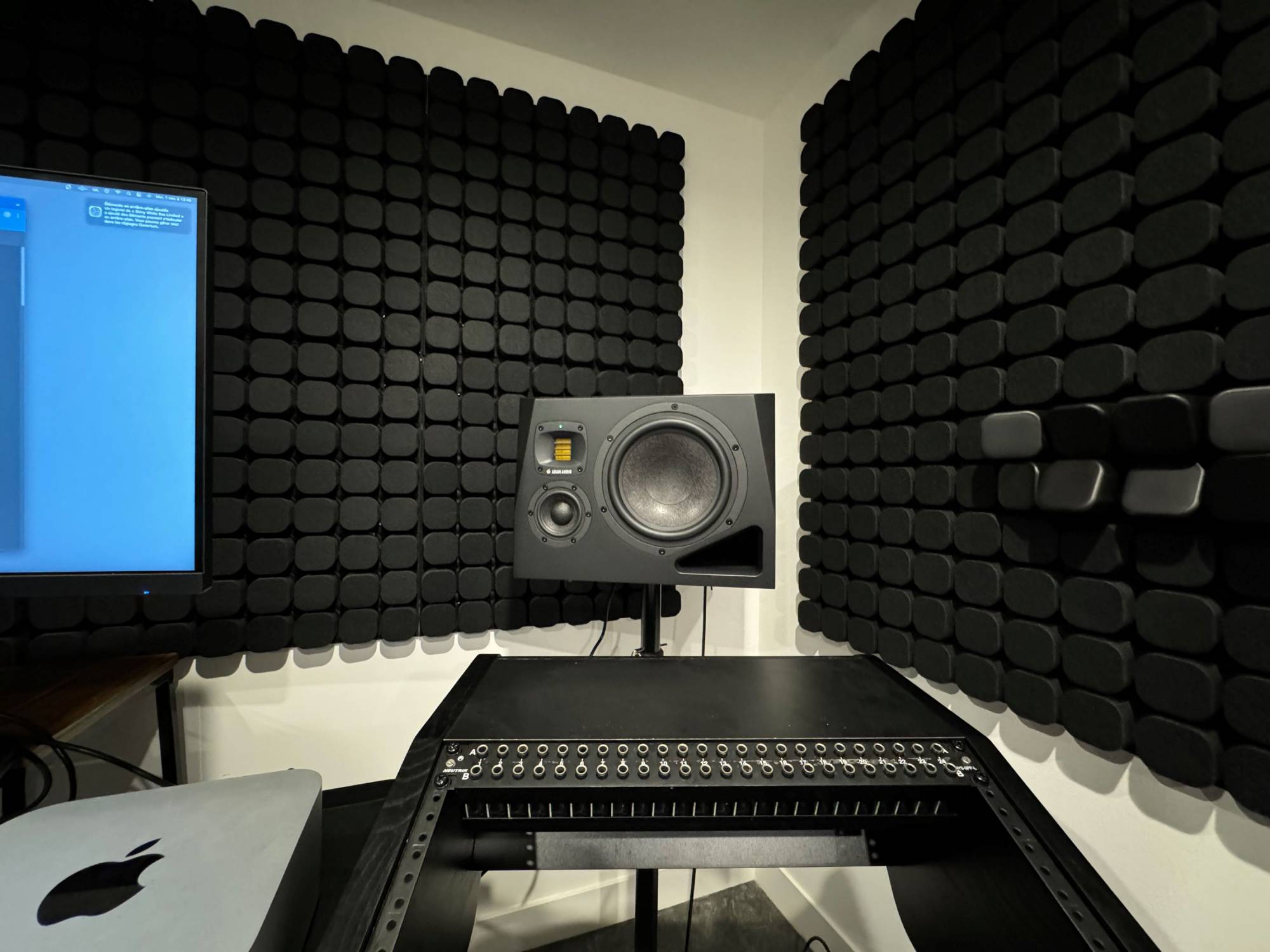Traitement acoustique studio d'enregistrement carry le rouet