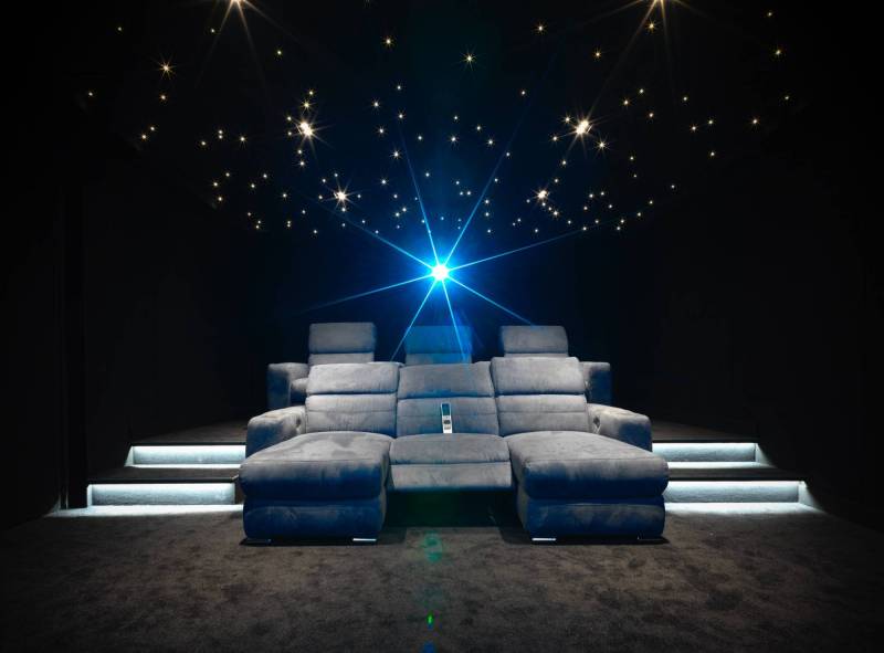 Réalisation Projet de salle de cinema privé en provence à Aubagne