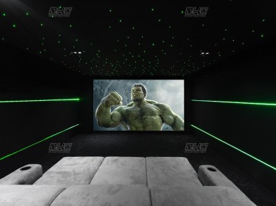 Salle de cinéma privé avec fauteuils cinema à Aix en Provence