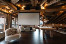 Creation home cinema chalet en Savoie