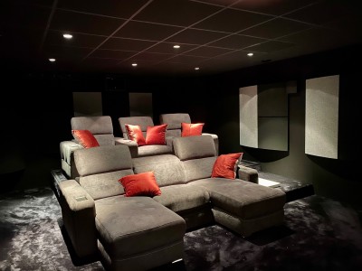 Notre zone d'activité pour ce service Création de cinéma privé sur mesure