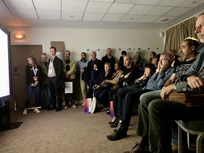 demo home cinema à Paris Audio Video Show par Didier AUTRIC