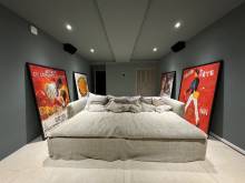 salle de cinema privé à Gordes prés de cavaillon avec krix hyperphonix 45