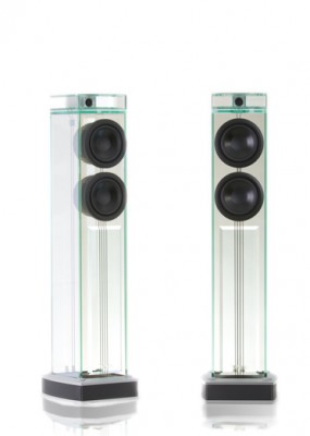 Enceinte en verre Waterfall Audio à Marseille