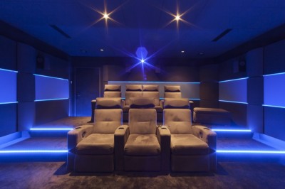 Notre zone d'activité pour ce service Prix création de cinéma privatif